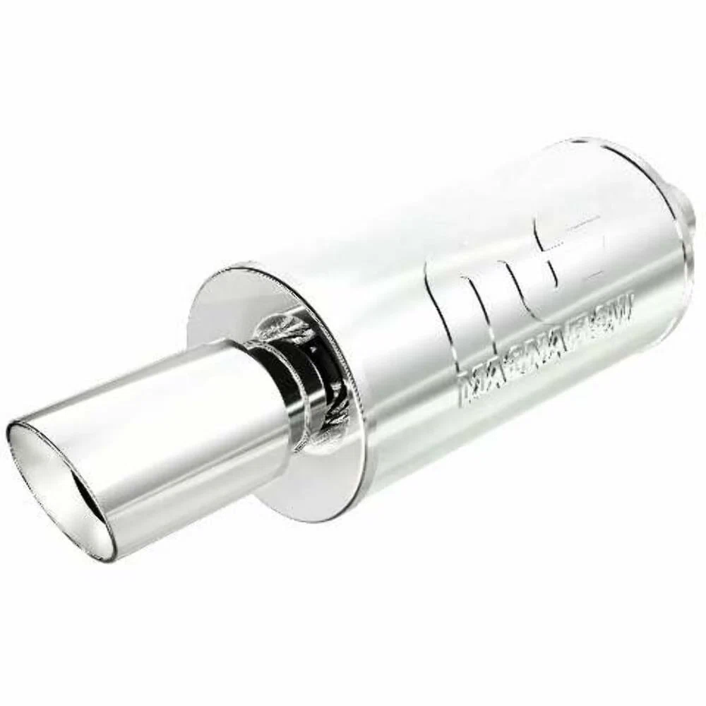 Exhaust Muffler for Street 7in. Round Straight-Through Performance Exhaust Muffler MagnaFlow 14826